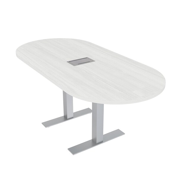 Skutchi Designs 33.5 in W, 69.5 in L, 29 in H, Engineered Wood Top, White HAR-RAC-34X70-T-ELEC-WHCYPRESS - main